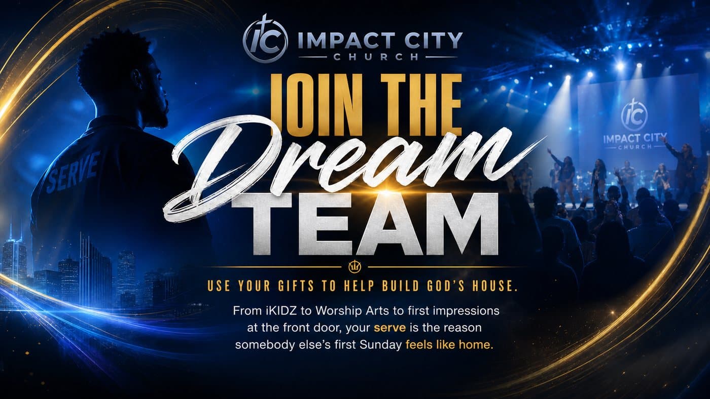 Join the Dream Team — use your gifts to help build God's house