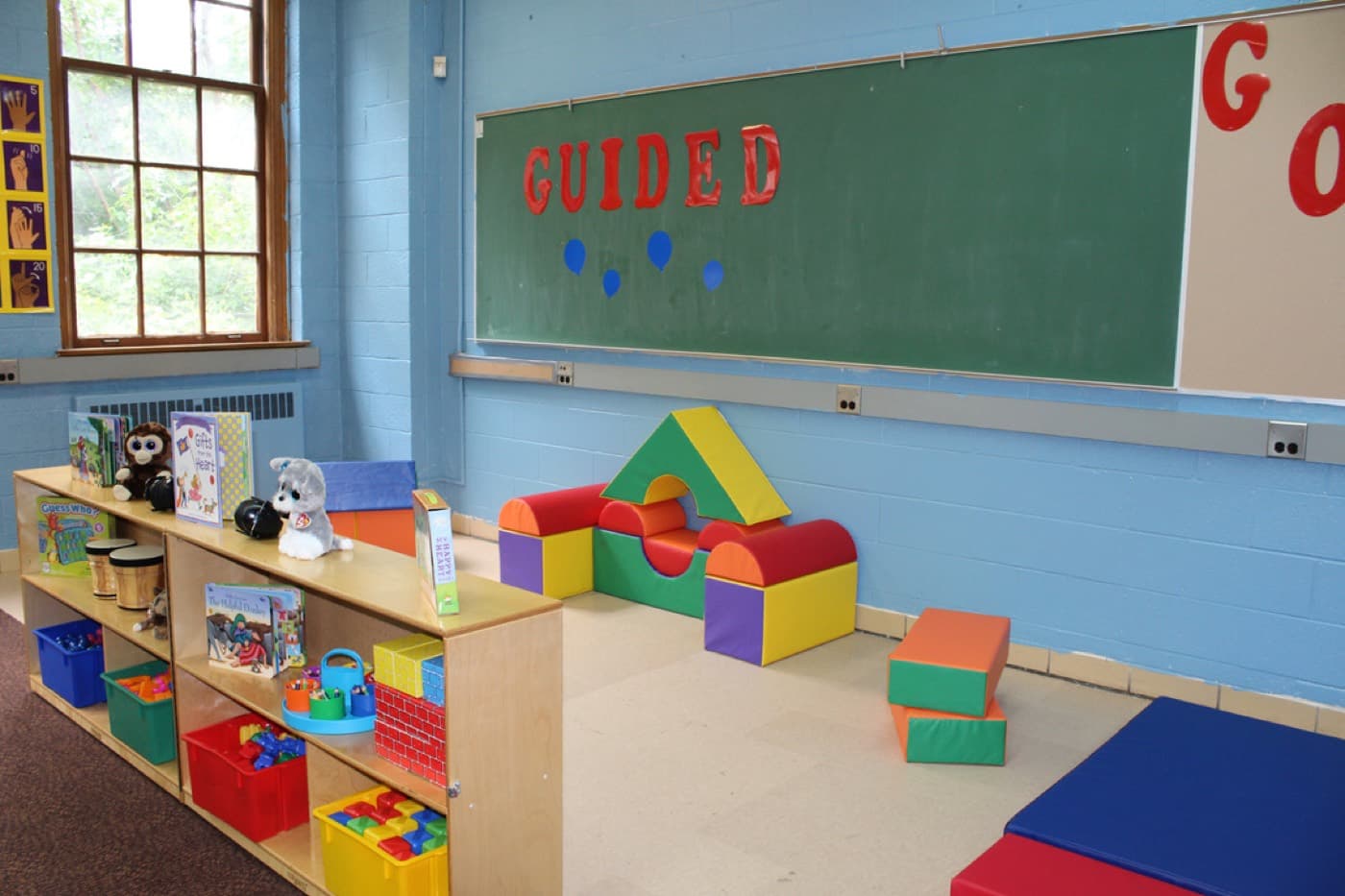 The Champions Club room at Impact City Church — soft play blocks, sensory mats, books, and a calm, welcoming space for children with special needs
